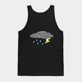 Cute Storm Cloud Tank Top